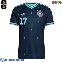 Fotballdrakt Herre Tyskland Florian Wirtz #17 Bortedrakt VM 2026 Kortermet